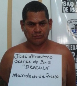 Drácula preso pela Polícia Civil