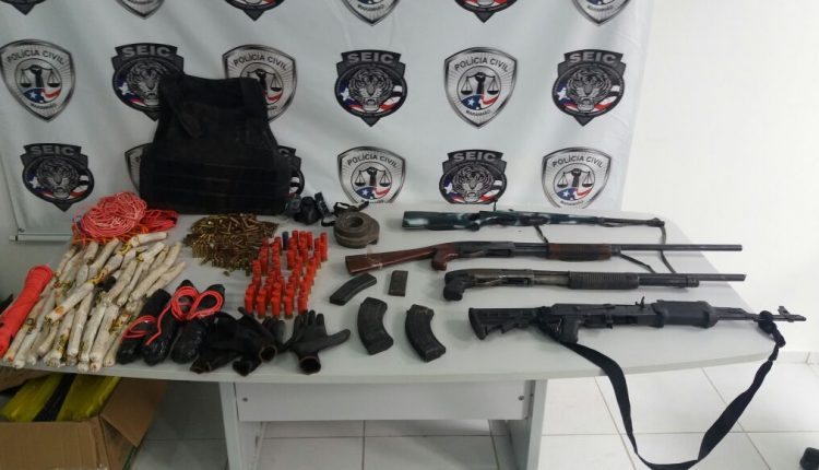Ação conjunta entre as policias Civil e Militar desmonta quadrilha interestadual de roubo a banco em Santa Luzia do Tide