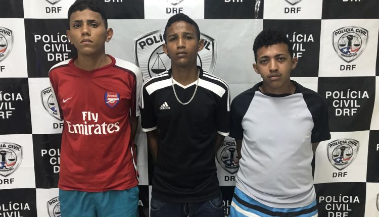 Trio de assaltantes de residências na região do Araçagy é preso pela Polícia Civil