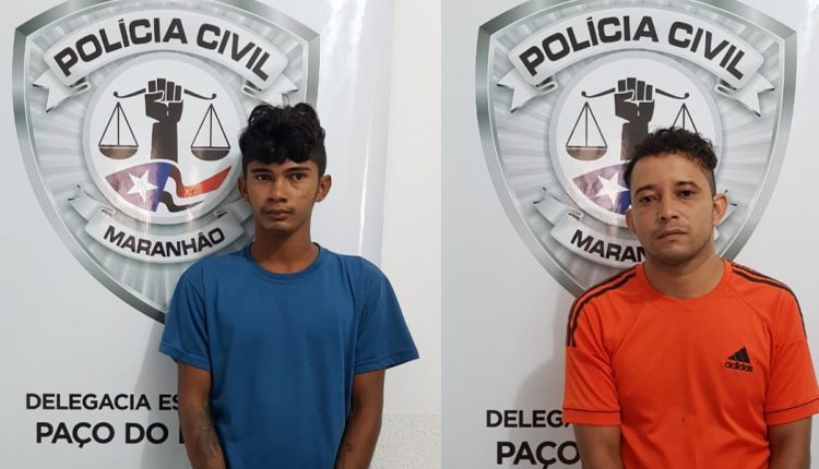 POLÍCIA CIVIL PRENDE DUPLA SUSPEITA DE COMETER UM LINCHAMENTO EM PAÇO DO LUMIAR