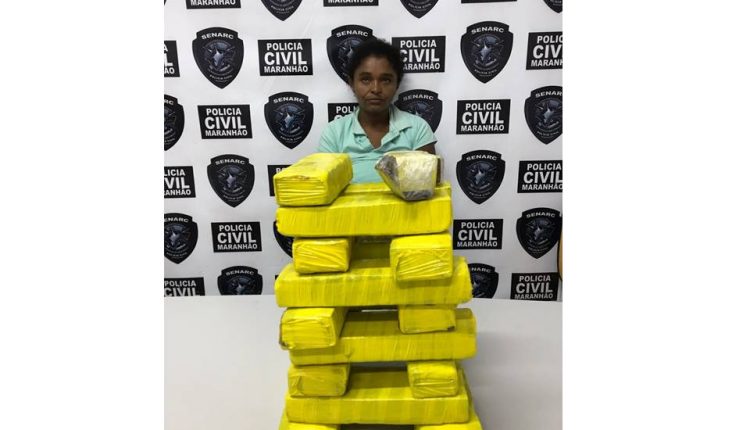 Polícia Civil prende acusada na Rodoviária e apreende 20kg de maconha prensada