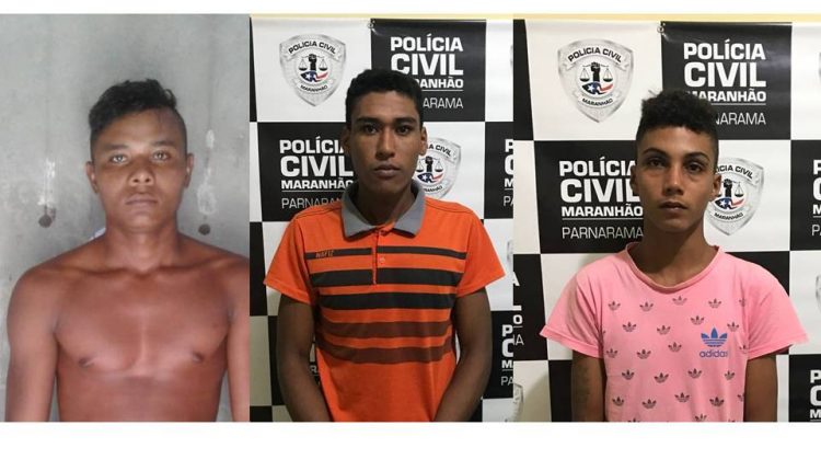 TRIO É PRESO PELA POLÍCIA CIVIL SUSPEITO DE COMETER LATROCÍNIO EM PARNARAMA