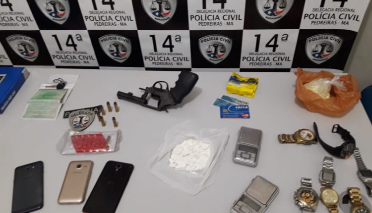 PEDREIRAS: POLÍCIA CIVIL PRENDE HOMEM SUSPEITO POR TRÁFICO DE DROGAS