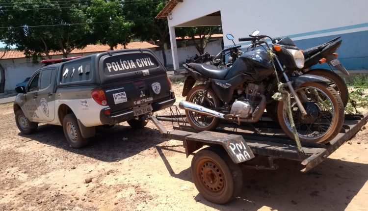 Operação da Polícia Civil de Aldeias Altas e de Caxias apreendem motos roubadas