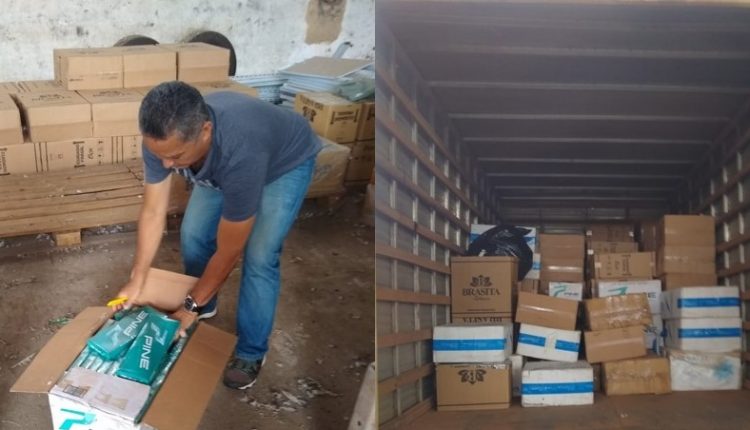 “OPERAÇÃO DAS POLICIAS CIVIL E FEDERAL EM CAXIAS/MA, APREENDE CIGARROS CONTRABANDEADOS”