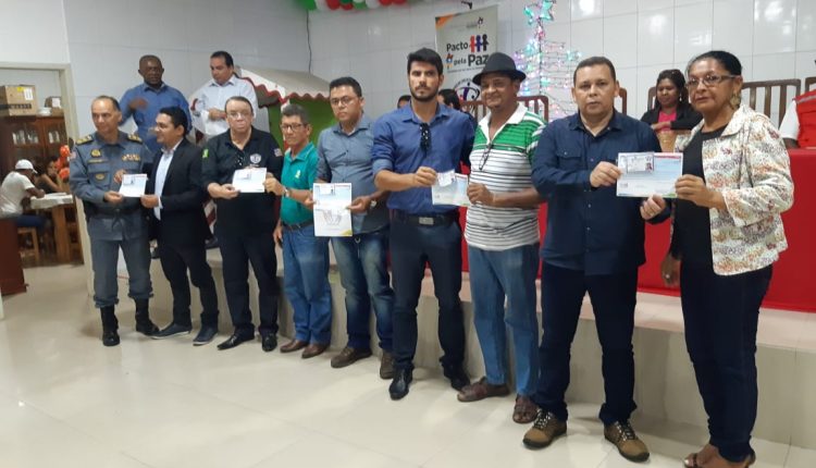 Tutóia recebe equipe do Pacto pela Paz e empossa Conselheiros Comunitários