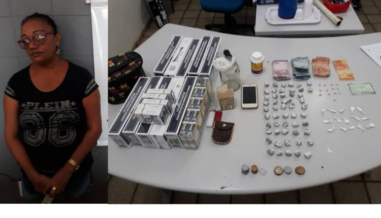 POLÍCIA CIVIL PRENDE MULHER SUSPEITA POR TRÁFICO DE DROGAS EM TIMON