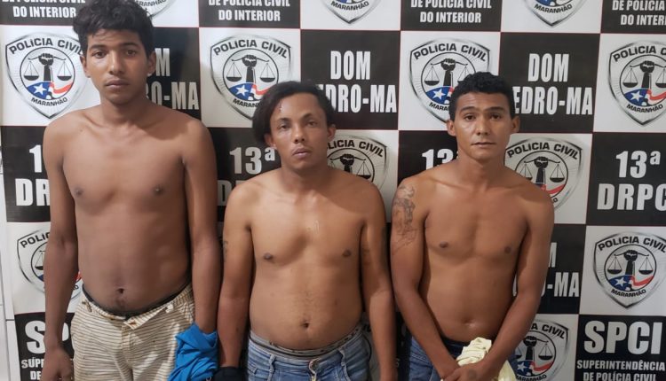 POLÃCIA CIVIL PRENDE ASSOCIAÃÃO CRIMINOSA, RECUPERA DUAS MOTOCICLETAS E VÃRIOS OBJETOS ROUBADOS EM DOM PEDRO/MA