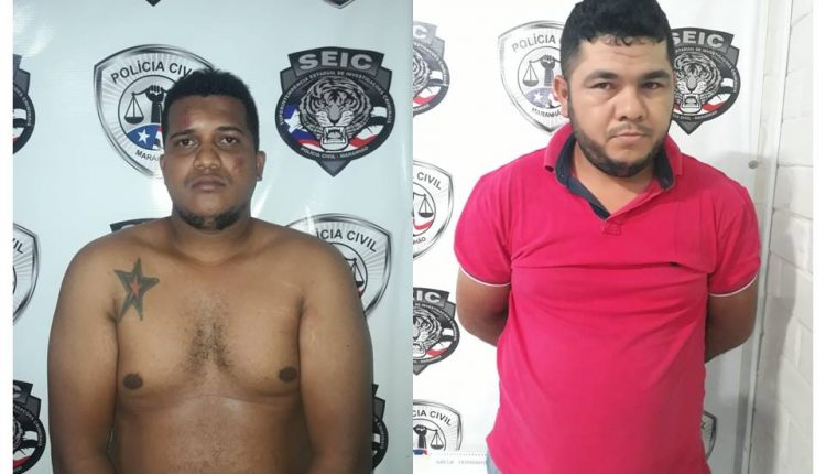 POLÃCIA CIVIL PRENDE DOIS  HOMENS POR  ASSOCIAÃ‡ÃƒO CRIMINOSA ESPECIALIZADA EM ASSALTOS A AGÃŠNCIAS BANCÃRIAS NO INTERIOR DO MARANHÃƒO