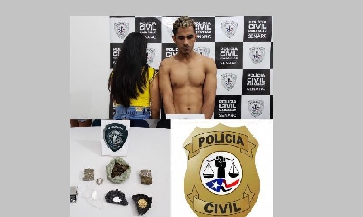 SENARC – POLÍCIA CIVIL PRENDE DUPLA DE TRAFICANTES E APREENDE DROGAS AVALIADAS EM MAIS DE 2 MIL REAIS NO COHAB ANIL III.