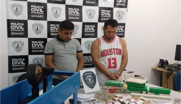 SENARC – Polícia Civil prende dupla de traficantes e apreende mais de 18 kg de entorpecentes no Alto do Turu.
