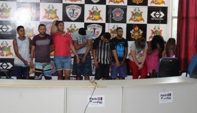APRESENTAÇÃO NA SSP DE 10 SUSPEITOS PRESOS PELA “OPERAÇÃO ALVO CERTO” E APREENSÕES DE OBJETOS E DOCUMENTOS EM ESCRITÓRIOS DE ADVOCACIA NA CAPITAL