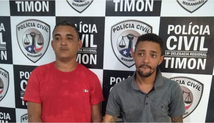 DUPLA SUSPEITA DE ROUBO É PRESA PELA POLÍCIA CIVIL EM TIMON
