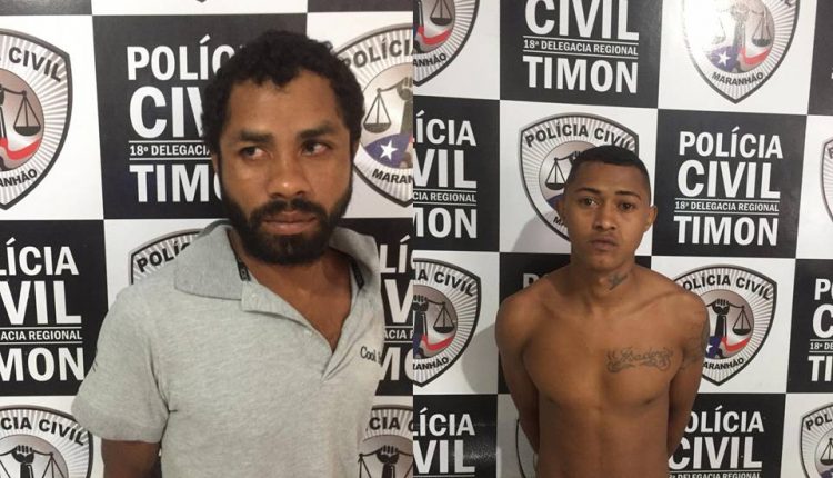 OPERAÇÃO DA POLÍCIA CIVIL PRENDE DOIS HOMENS POTR ROUBO E TRÁFICO DE DROGAS EM TIMON
