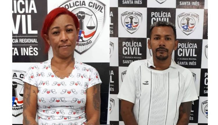 EM SANTA INÃS, CASAL Ã PRESO PELA POLÃCIA CIVIL SUSPEITO POR TRÃFICO DE DROGAS