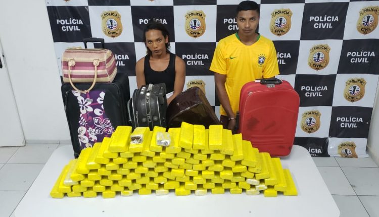 POLÍCIA CIVIL REALIZA APREENSÃO DE MAIS DE SETENTA QUILOS DE MACONHA NO POVOADO ENTRONCAMENTO, NA CIDADE DE ITAPECURU MIRIM/MA