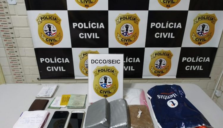POLÍCIA CIVIL PRENDE EM FLAGRANTE E APREENDE DROGA AVALIADA EM SESSENTA MIL REAIS