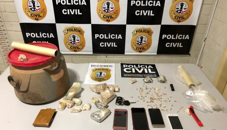 POLÍCIA CIVIL PRENDE TRÊS ACUSADOS DE TRÁFICO E APREENDE DROGA AVALIADA EM R$30 MIL