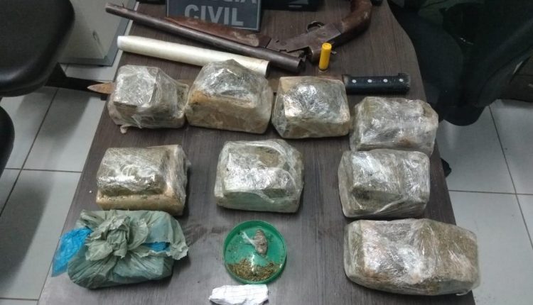 POLÍCIA CIVIL PRENDE DUAS PESSOAS POR TRÁFICO E CUMPRE MANDADO DE PRISÃO DE HOMICIDA EM BACABAL