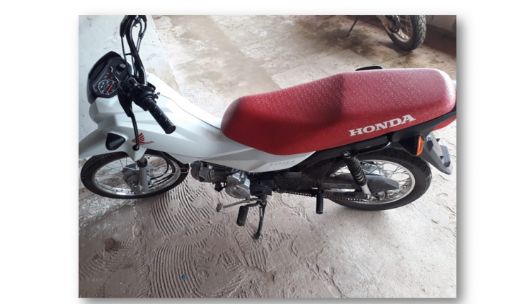 POLÍCIA CIVIL RECUPERA MAIS UMA MOTO ROUBADA