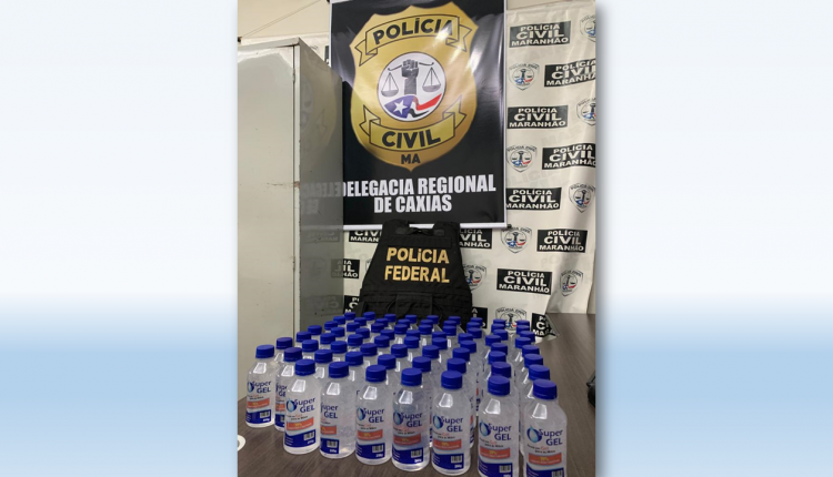 POLÍCIA CIVIL PRENDE HOMEM COM 70 FRASCOS DE ÁLCOOL GEL FALSIFICADOS