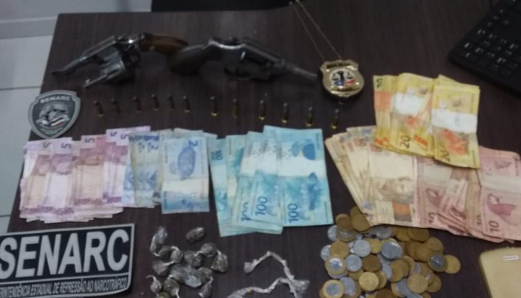 POLÍCIA CIVIL APREENDE DROGAS E ARMAS DE FOGO EM TIMON