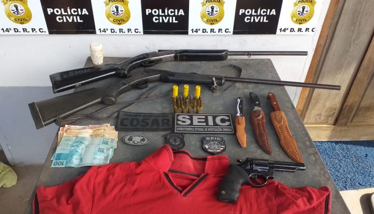 POLÍCIA CIVIL PRENDE SUSPEITO DE ASSALTO A BANCO FORAGIDO DEPOIS DE SAÍDA TEMPORÁRIA