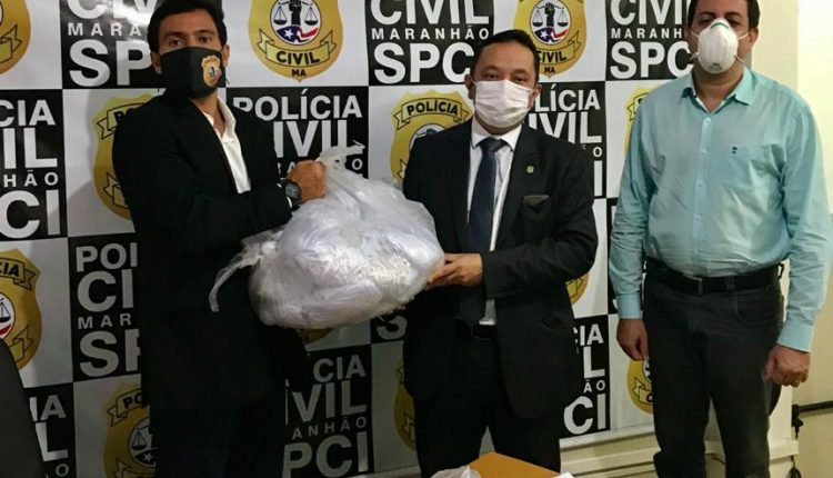 POLÍCIA CIVIL DO MARANHÃO DISTRIBUI MÁSCARAS AOS SERVIDORES