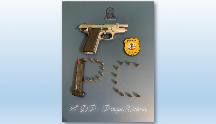 POLÍCIA CIVIL REALIZA PRISÃO EM FLAGRANTE E APREENDE ARMA DE FOGO E MUNICÕES
