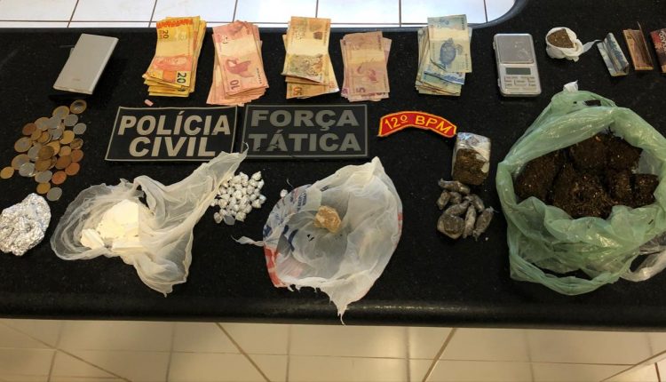 POLÍCIA CIVIL PRENDE DUAS SUSPEITAS DE TRÁFICO E APREENDE 11KG DE DROGAS EM PORTO FRANCO/MA