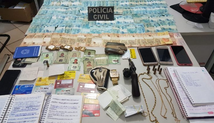 CRIME DE AGIOTAGEM: POLÍCIA CIVIL PRENDE PAI E FILHO NA CIDADE DE MIRANDA DO NORTE