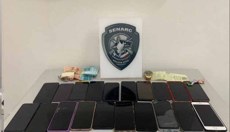 POLÍCIA CIVIL PRENDE, EM SÃO LUÍS, QUATRO PESSOAS QUE PORTAVAM 20 APARELHOS CELULARES FURTADOS NO CÍRIO DE NAZARÉ, EM BELÉM