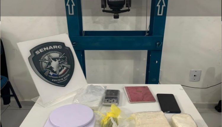 MULHER É PRESA EM FLAGRANTE PELA POLÍCIA CIVIL POR TRÁFICO DE DROGAS NA CAPITAL MARANHENSE