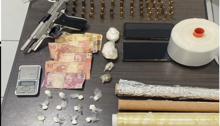 POLÍCIA CIVIL PRENDE, EM SÃO LUÍS, HOMEM POR TRÁFICO DE DROGAS E POSSE DE ARMA DE FOGO
