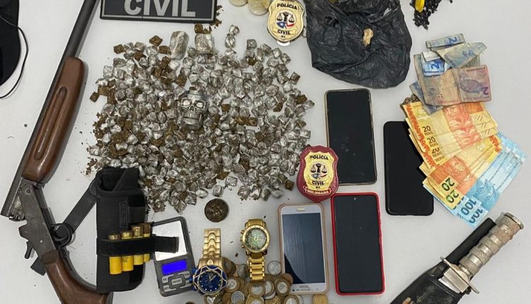 DUPLA É PRESA PELA POLÍCIA CIVIL POR TRÁFICO E ASSOCIAÇÃO PARA O TRÁFICO DE DROGAS, EM CURURUPU