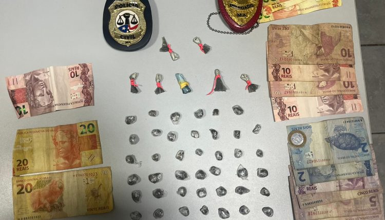 EM LAGO DA PEDRA, HOMEM É PRESO PELA POLÍCIA CIVIL POR TRÁFICO DE DROGAS