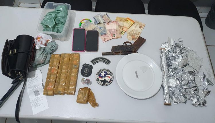 EM SÃO JOSÉ DE RIBAMAR, POLÍCIA CIVIL PRENDE MULHER SUSPEITA DE ADMINISTRAR ESQUEMA DE TRÁFICO DE DROGAS EM MATÕES DO NORTE