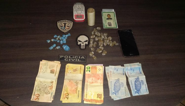TRÊS PESSOAS SÃO PRESAS PELA POLÍCIA CIVIL POR TRÁFICO DE DROGAS NA CIDADE DE PRESIDENTE VARGAS