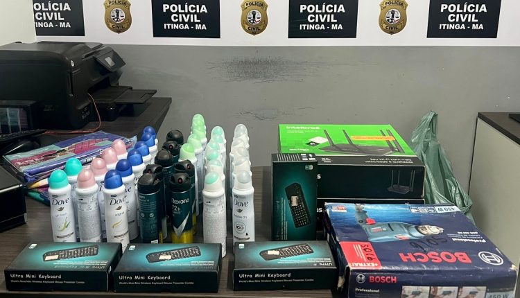 EM ITINGA DO MARANHÃO, POLÍCIA CIVIL PRENDE HOMEM QUE COMETEU VÁRIOS FURTOS CONTRA ESTABELECIMENTOS COMERCIAIS