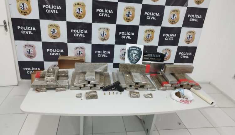 POLÍCIA CIVIL INTERCEPTA NEGOCIAÇÃO DE DROGAS E PRENDE DUAS PESSOAS EM ESTACIONAMENTO DE SHOPPING DA GRANDE ILHA; QUASE 50KG DE MACONHA FORAM APREENDIDOS
