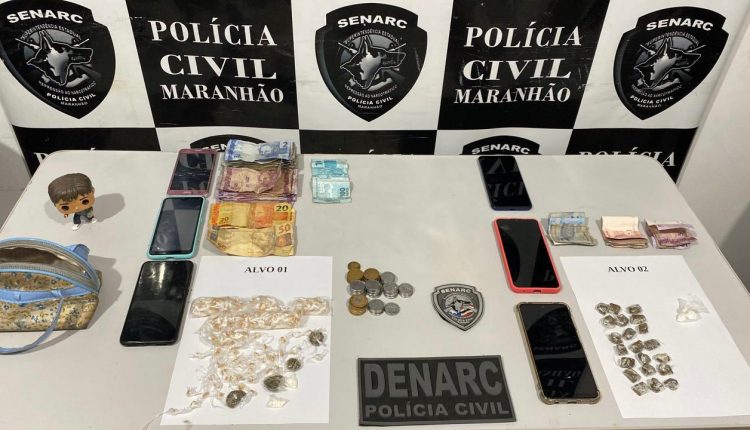 POR TRÁFICO DE DROGAS, QUATRO PESSOAS SÃO PRESAS PELA POLÍCIA CIVIL EM TIMON