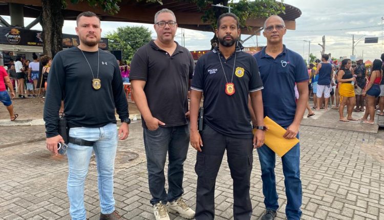 POLÍCIA CIVIL REALIZA AÇÃO PREVENTIVA NO CIRCUITO DE CARNAVAL DA MADRE DEUS