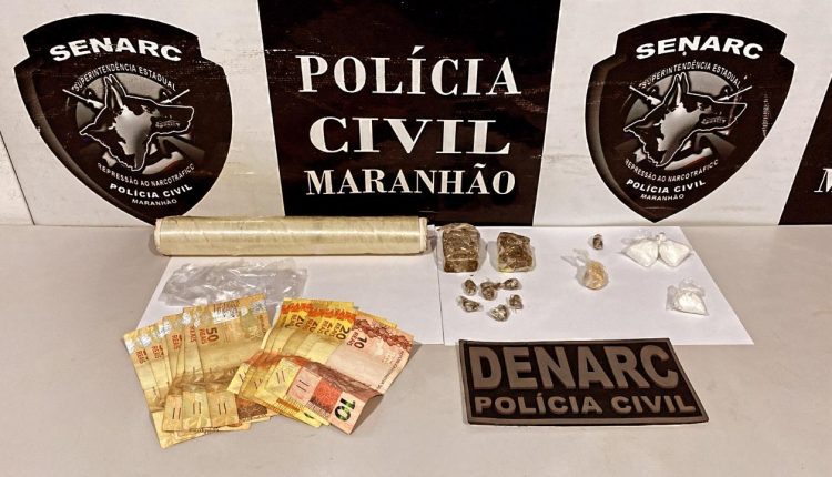 POR TRÁFICO DE DROGAS, DUAS PESSOAS SÃO PRESAS DURANTE OPERAÇÃO DA POLÍCIA CIVIL EM TIMON