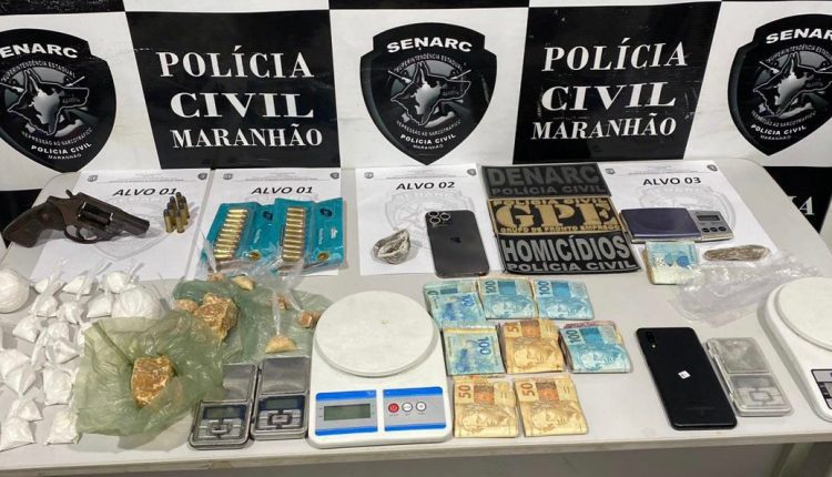 OPERAÇÃO DA POLÍCIA CIVIL PRENDE 04 PESSOAS POR TRÁFICO E ASSOCIAÇÃO PARA O TRÁFICO DE DROGAS EM TIMON