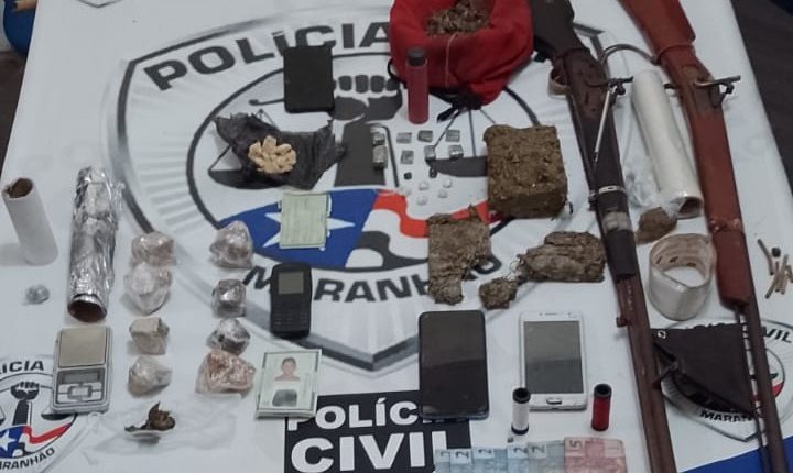 TRÁFICO DE DROGAS : POLÍCIA CIVIL PRENDE QUATRO PESSOAS NAS CIDADES DE NINA RODRIGUES E PRESIDENTE VARGAS