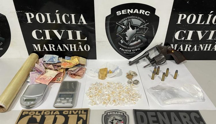 POLÍCIA CIVIL PRENDE UMA PESSOA E APREENDE DROGAS E ARMA DE FOGO EM TIMON