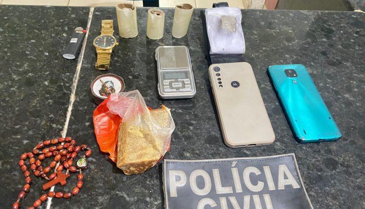 POLÍCIA CIVIL PRENDE HOMEM POR TRÁFICO DE DROGAS, EM PENALVA