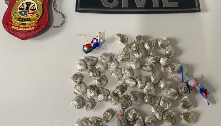 TRÁFICO DE DROGAS: POLÍCIA CIVIL PRENDE HOMEM NA CIDADE DE VARGEM GRANDE