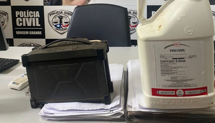 HOMEM QUE FURTOU BATÉRIA AVALIADA EM 10 MIL REAIS É PRESO PELA POLÍCIA CIVIL EM VARGEM GRANDE