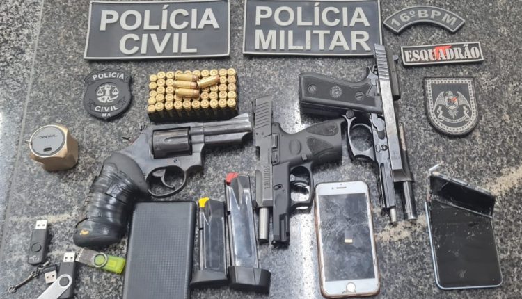 FORÇAS DE SEGURANÇA PÚBLICA PRENDEM DOIS INTEGRANTES DE FACÇÃO CRIMINOSA EM CHAPADINHA